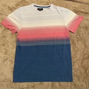 Ocean Current Blue/Salmon Peter SS Crew Soft Tshirt Size XL